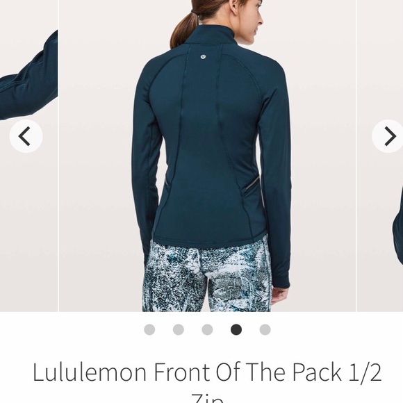 Lululemon front of the pack 1/2 zip🍋 - Picture 7 of 8